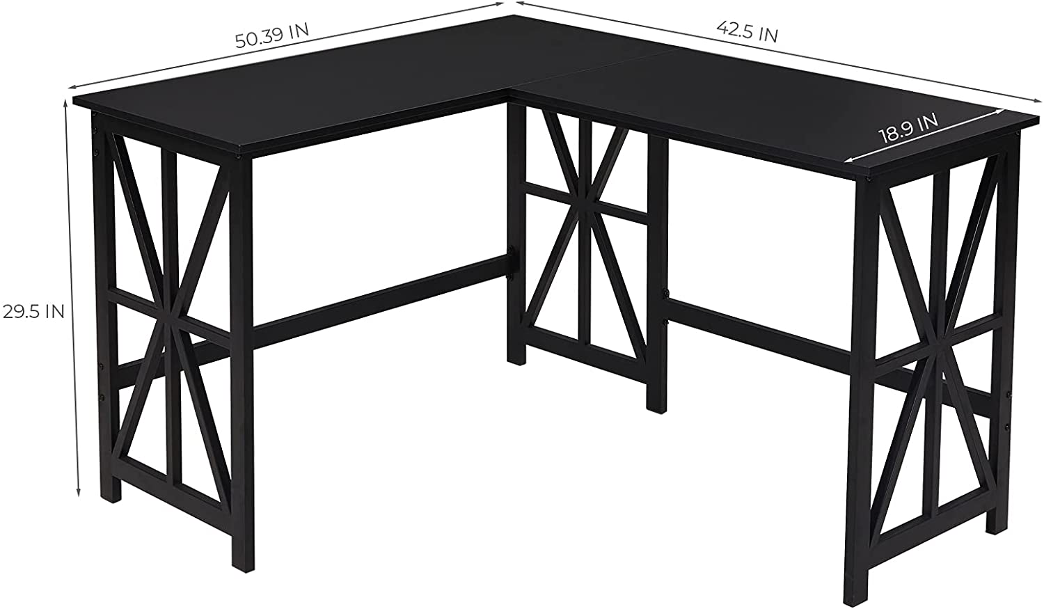 Study Table  Gaming Desk PC Laptop Workstation for Home Office