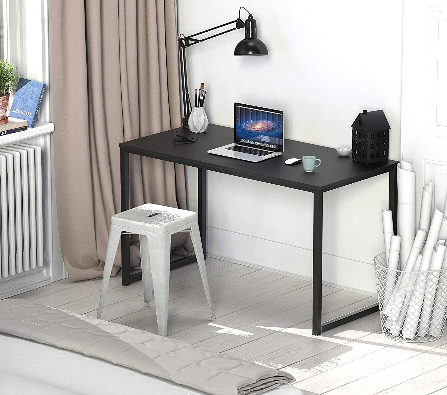 Study Table : Home Office 48-Inch Computer Desk & Study Table
