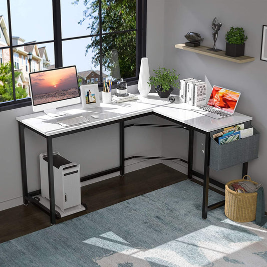 Study Table : Modern Simple Multi-Usage Study Table with Storage Bag