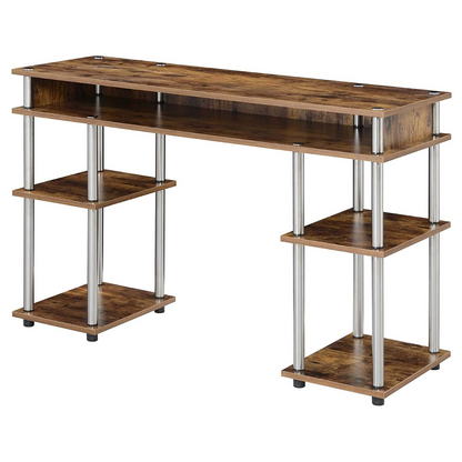 Study Table  Modern Study Table with Shelves