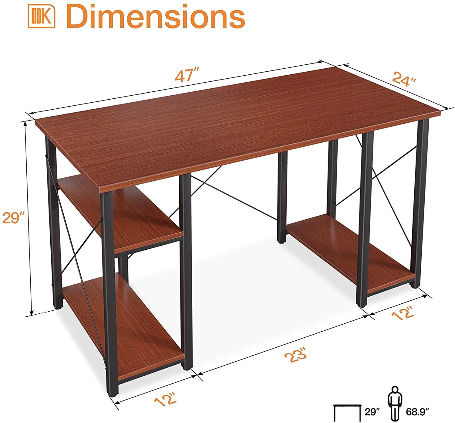 Study Table Stable Writing Table for Home Office