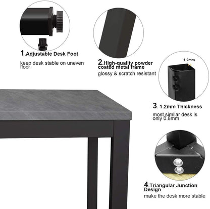 Study Table  Study Writing Desk for Small Spaces