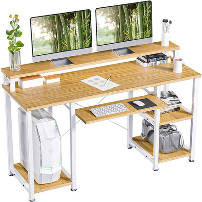 Study Table Studying Writing Table for Home Office (Bamboo) 