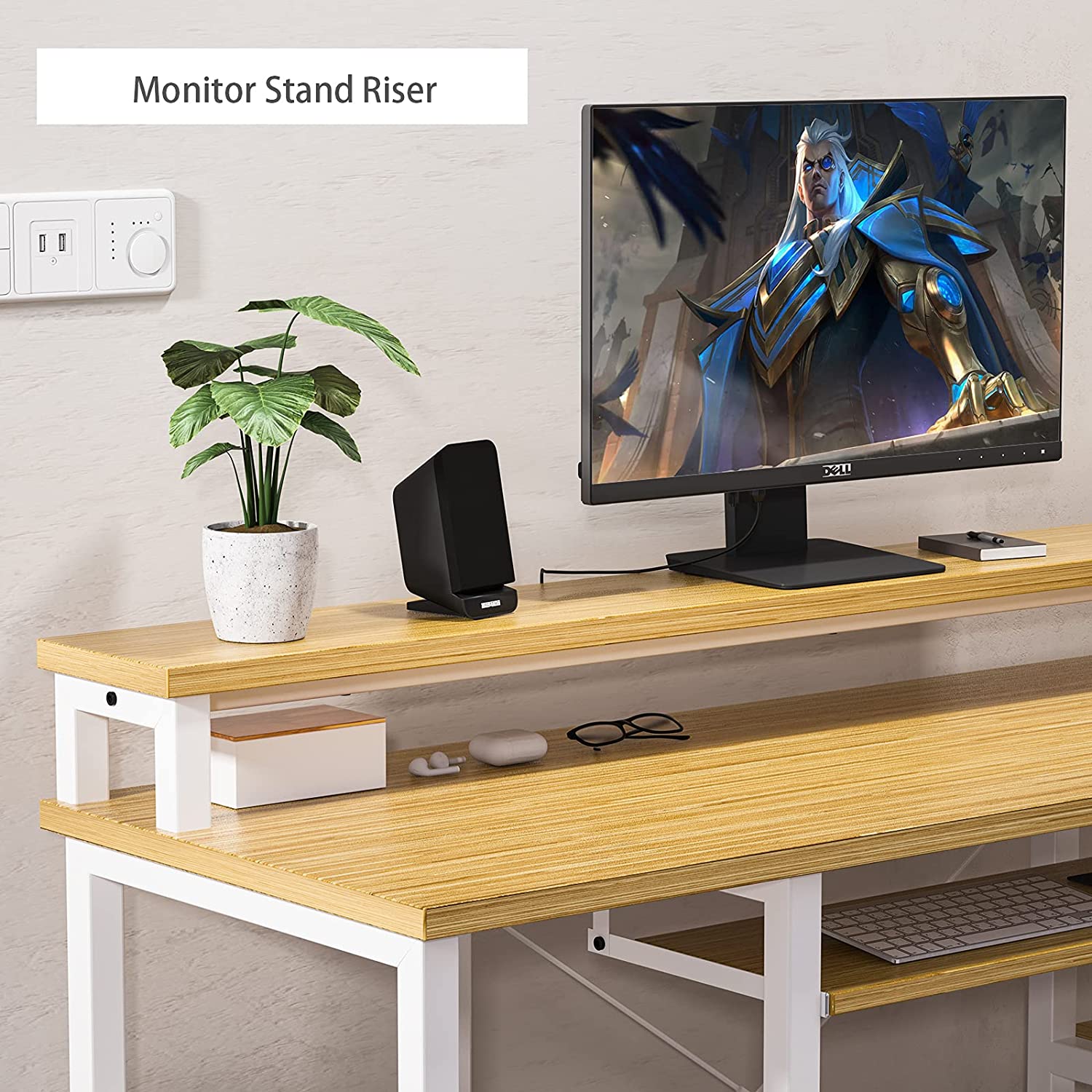 Study Table Studying Writing Table for Home Office (Bamboo) 