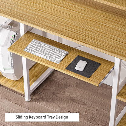 Study Table Studying Writing Table for Home Office (Bamboo) 