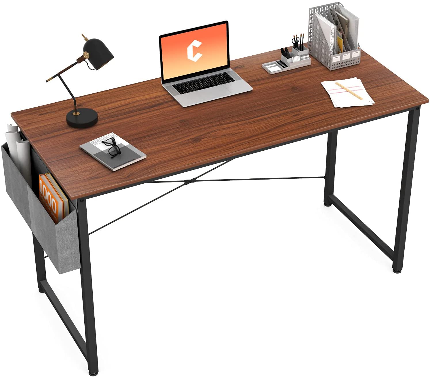 Study Tables : 40 inch Home Office Writing Study Desk with Storage Bag