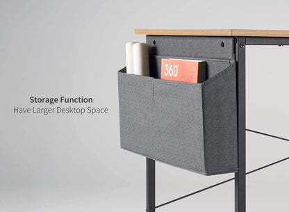 Study Tables : 40 inch Home Office Writing Study Desk with Storage Bag