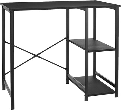 Study Tables : Basics Classic, Home Office Computer Desk With Shelves