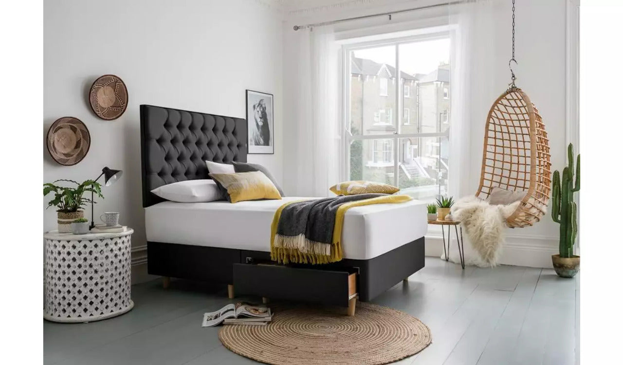 King Size: 2 Drawer King Size Divan Bed