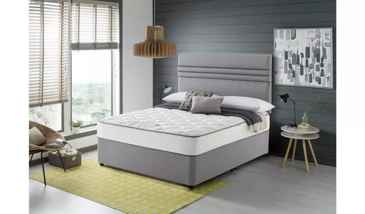King Size Bed : Dark Grey king Divan
