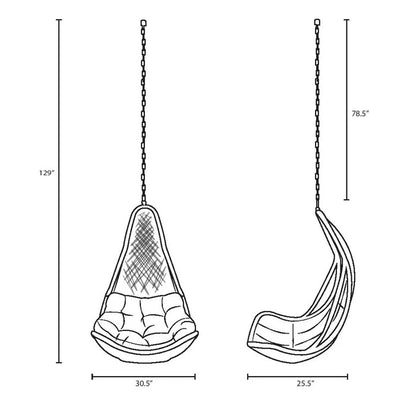 Swing Cgairs: 1 Person Porch Swing