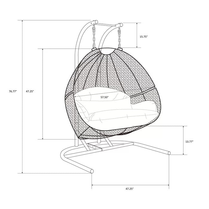 Swing Chairs: 2 Person Porch Swing