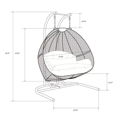 Swing Chairs: 2 Person Porch Swing