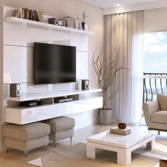 TV Panel: 80" Floating Entertainment Center for TVs  