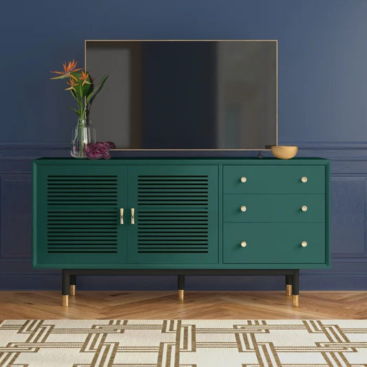 TV Panel: Solid Wood TV Stand for TVs up to 55"