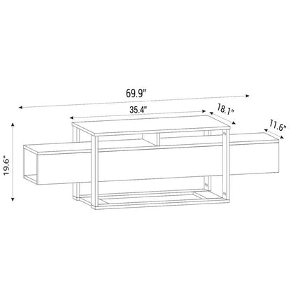 TV Panel: TV Stand for TVs up to 70"