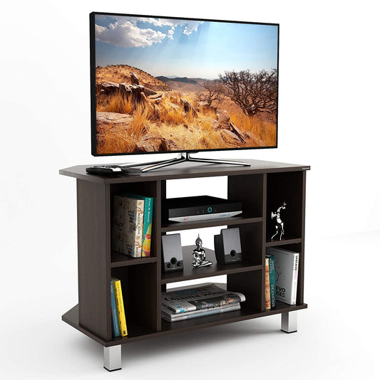 TV Stand: Autier TV Entertainment Unit/Set Top Box Stand/Book Shelf (Wenge)