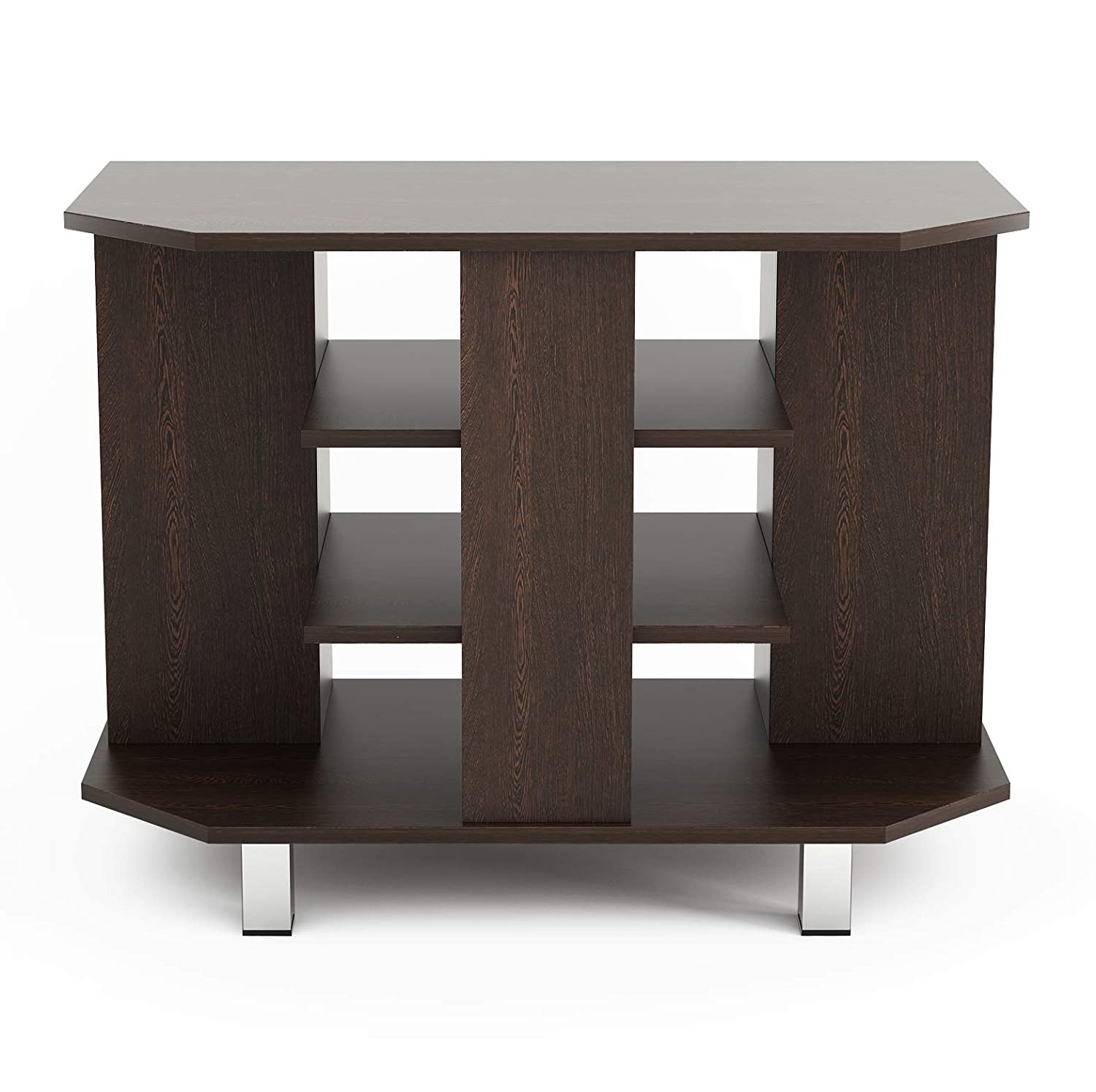 TV Stand: Autier TV Entertainment Unit/Set Top Box Stand/Book Shelf (Wenge)