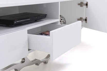 TV Stand: LANA Modern White TV Stand