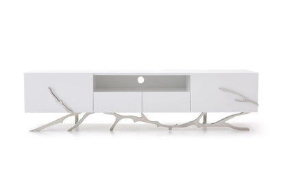 TV Stand: LANA Modern White TV Stand