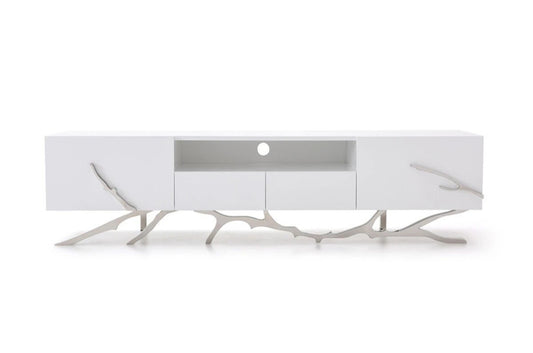 TV Stand: LANA Modern White TV Stand