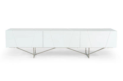 TV Stand Modrest CITY Modern White TV Stand
