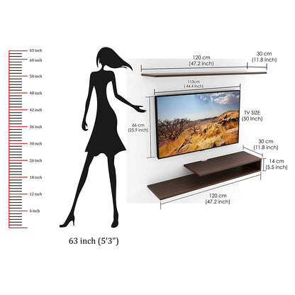 TV Stand: Sunsua TV Unit (Large, Wenge)