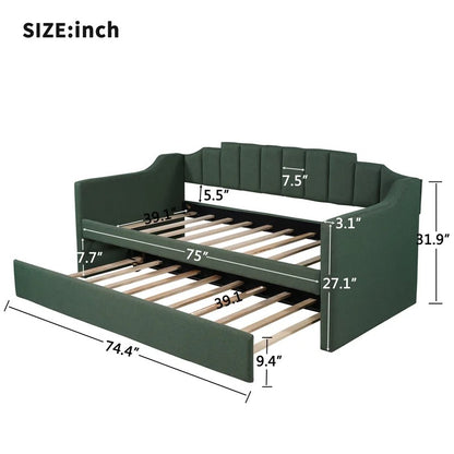 Trundle Bed: Twin Daybed with Trundle