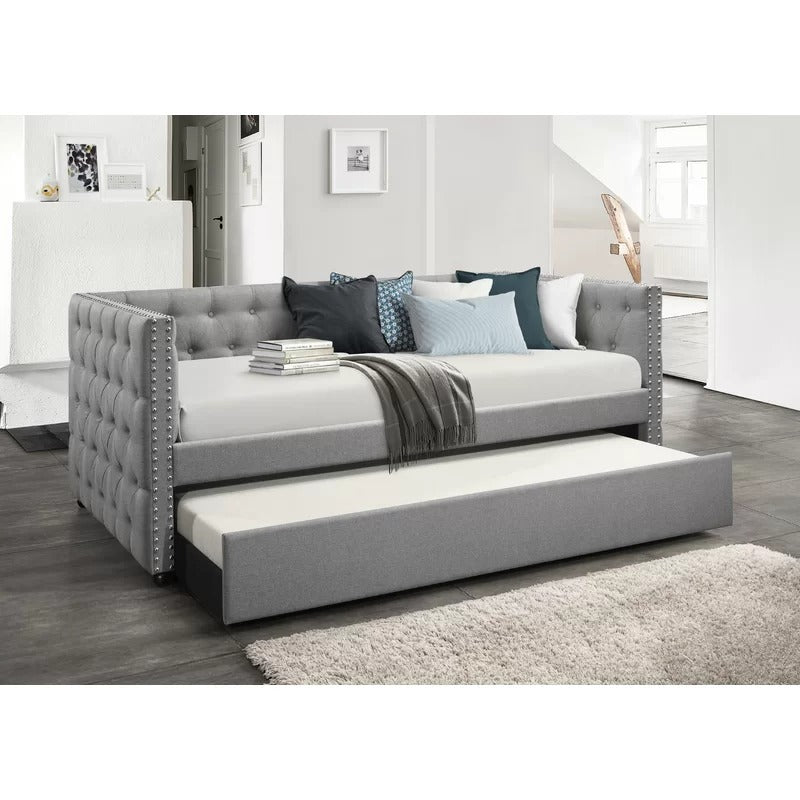 Trundle Bed: Twin Daybed with Trundle Bed