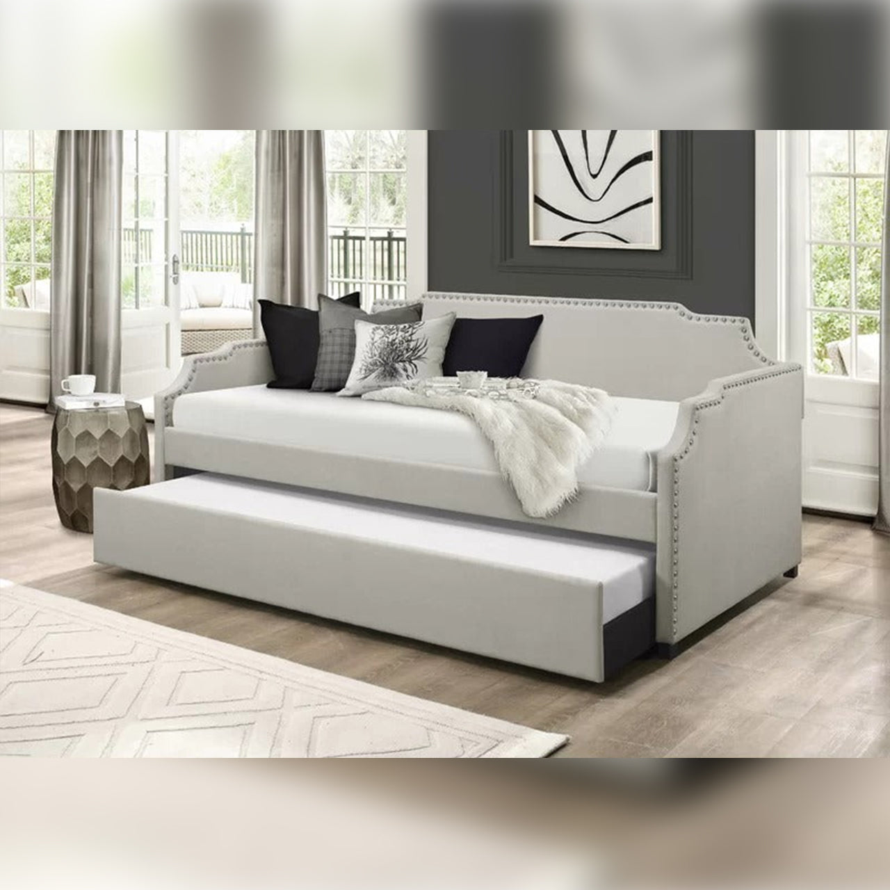 Trundle Bed Twin Daybed with Trundle Bed