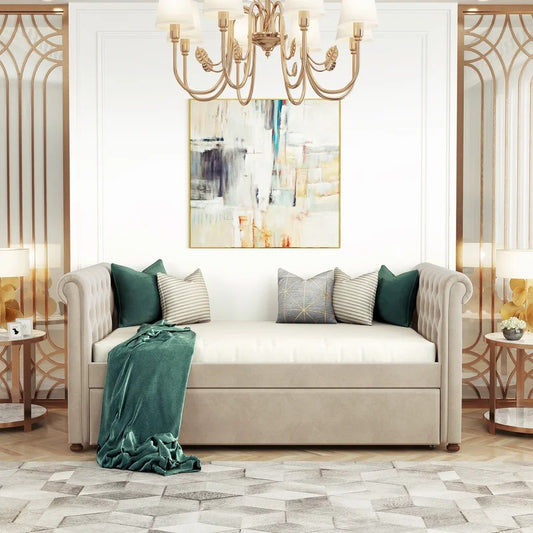 Trundle Bed: Twin Daybed with Trundle