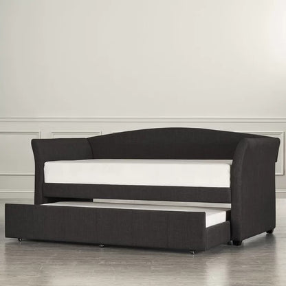 Trundle Bed: Twin Wood Daybed with Trundle
