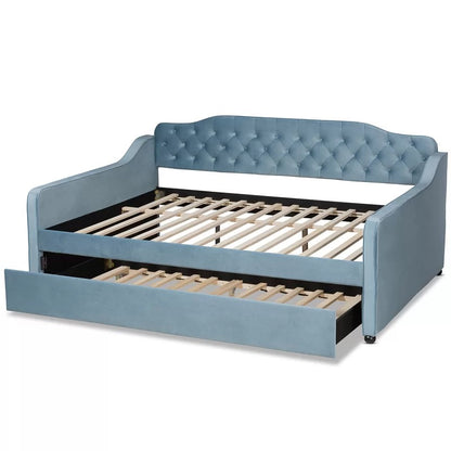 Trundle Bed: Wood Daybed with Trundle Bed