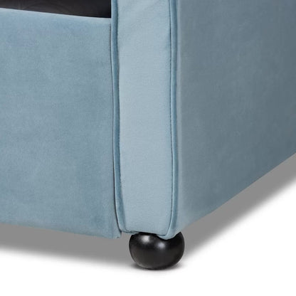 Trundle Bed: Wood Daybed with Trundle Bed