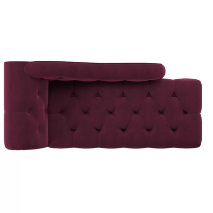 Tufted Chaise: Dino Tufted Right-Arm Chaise Lounge