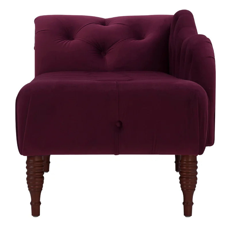 Tufted Chaise: Dino Tufted Right-Arm Chaise Lounge