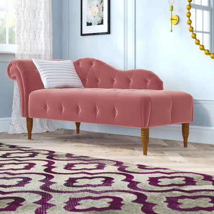 Tufted Chaise: Dino Tufted Right-Arm Chaise Lounge