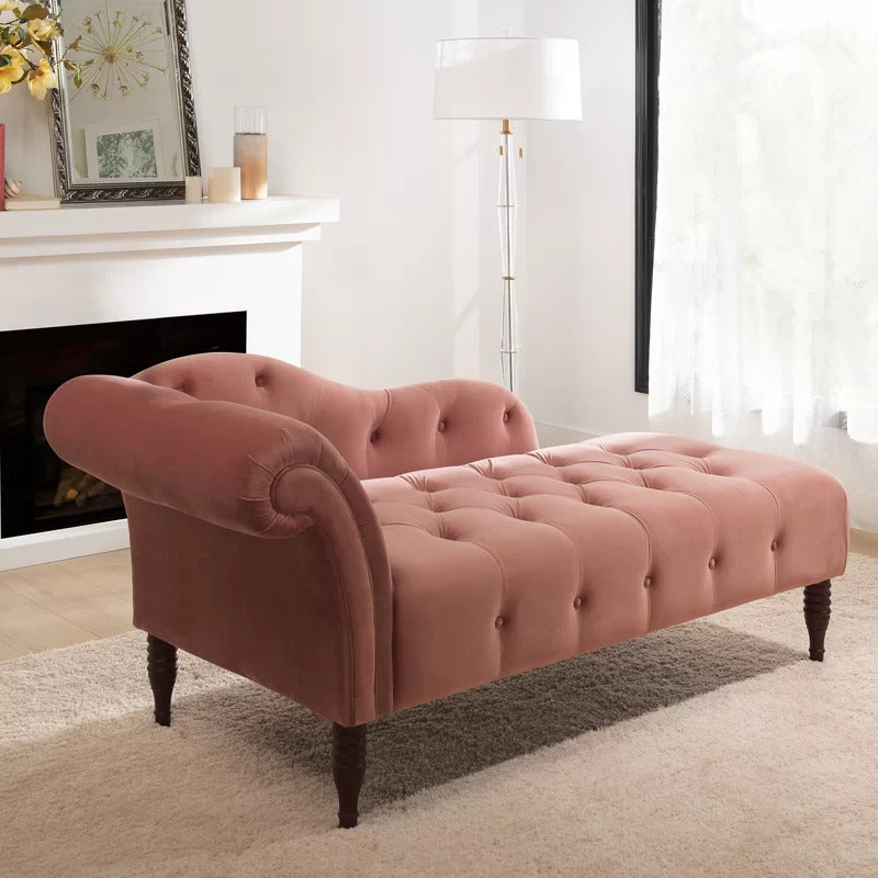 Tufted Chaise: Dino Tufted Right-Arm Chaise Lounge