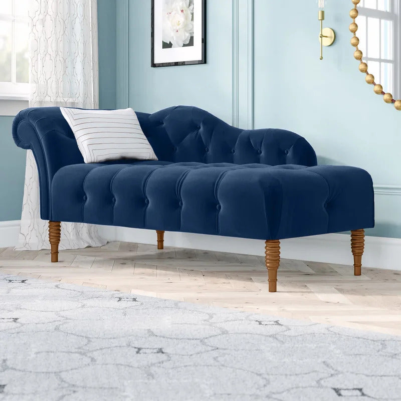 Tufted Chaise: Dino Tufted Right-Arm Chaise Lounge