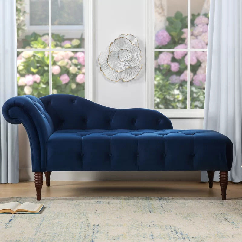 Tufted Chaise: Dino Tufted Right-Arm Chaise Lounge