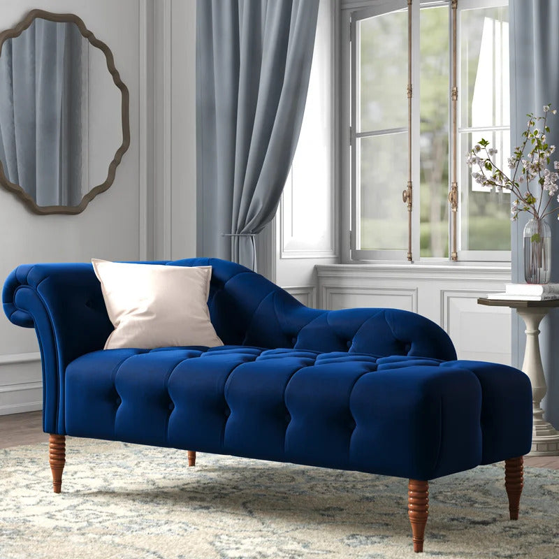 Tufted Chaise: Dino Tufted Right-Arm Chaise Lounge