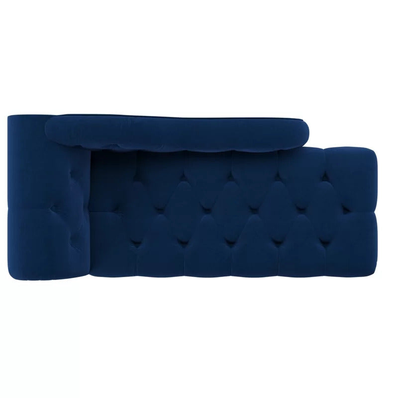 Tufted Chaise: Dino Tufted Right-Arm Chaise Lounge