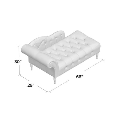 Tufted Chaise: Dino Tufted Right-Arm Chaise Lounge