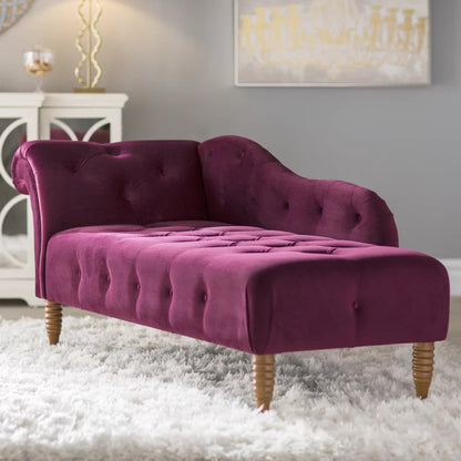 Tufted Chaise: Dino Tufted Right-Arm Chaise Lounge