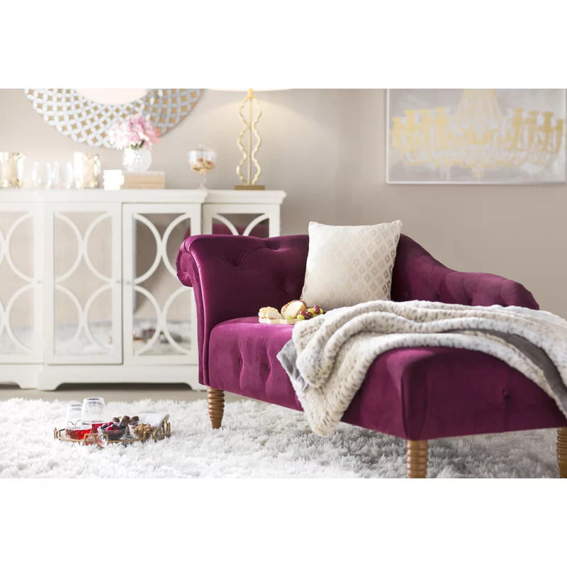 Tufted Chaise: Dino Tufted Right-Arm Chaise Lounge