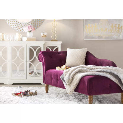 Tufted Chaise: Dino Tufted Right-Arm Chaise Lounge
