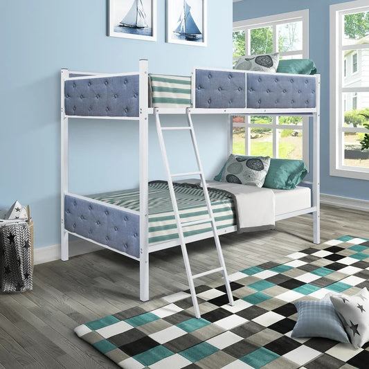 Bunk Bed: Twin Futon Bunk Bed(Metal)