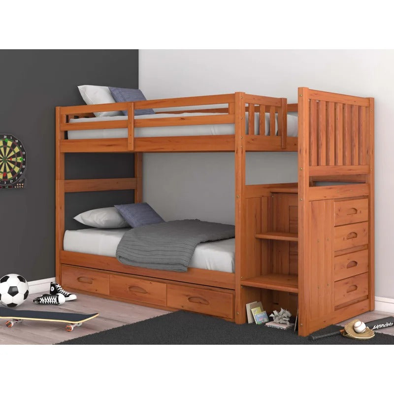 Bunk Bed: Twin Over Twin Standard Bunk Bed (Wooden)