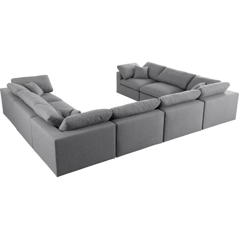 U Shape Sofa Set: 158" Wide Symmetrical Modular
