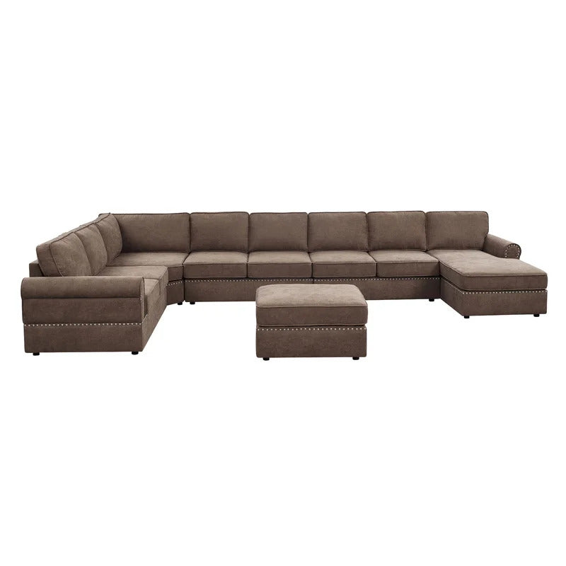 U Shape Sofa Set : 161" Wide  Modular Corner Sectional
